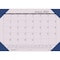 House Of Doolittle Academic Ecotones Calendar Desk Pad, Orchid Paper/Cordovan Holder, 2PK 12573 - alternate 2